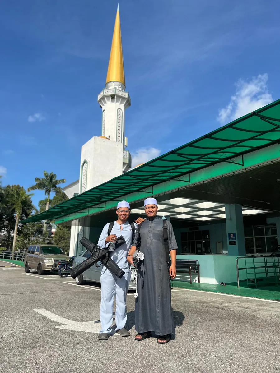 Exterior of a mosque, part of the Solar For Ummah community programme